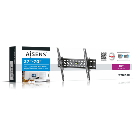 AISENS WT70T-019 soporte para TV 177,8 cm (70″) Negro