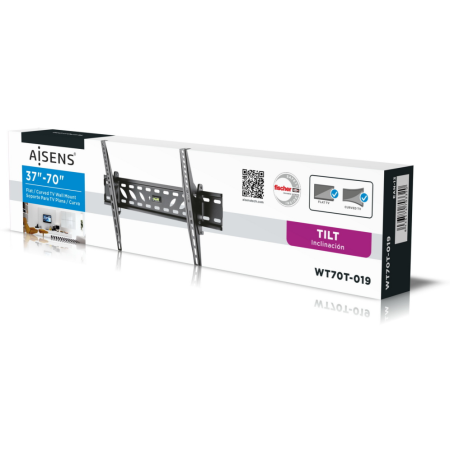 AISENS WT70T-019 soporte para TV 177,8 cm (70″) Negro