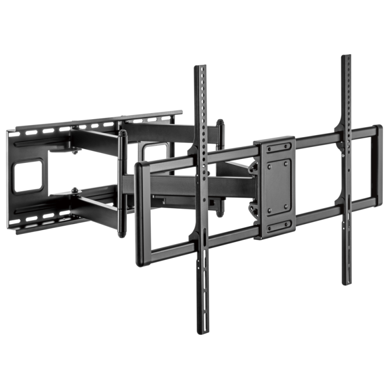 AISENS Soporte Pro Giratorio, Inclinable Y Nivelable Para Monitor/tv 120kg De 60-120, Negro