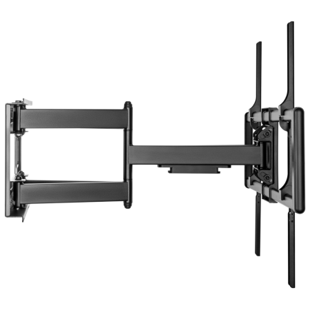AISENS Soporte Pro Giratorio, Inclinable Y Nivelable Para Monitor/tv 120kg De 60-120, Negro