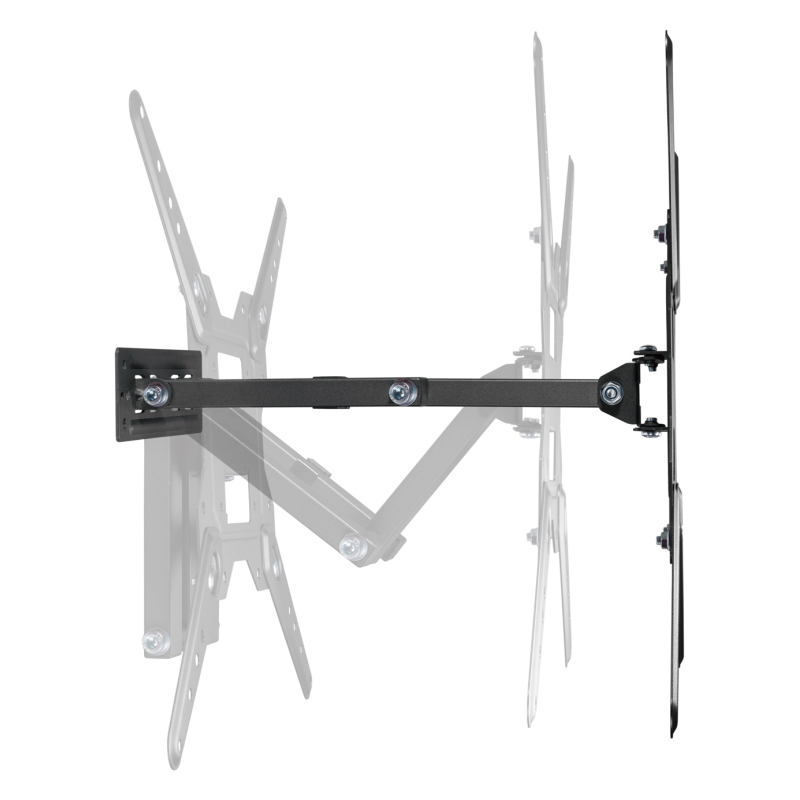 AISENS Soporte Eco Giratorio, Inclinable Para Monitor/TV 30kg (3 Pivotes) De 23-55, Negro