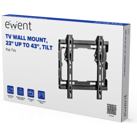 Ewent EW1506 soporte para TV 106,7 cm (42″) Negro