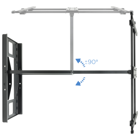 TooQ LP4380XL-B soporte para TV 2,03 m (80″) Negro