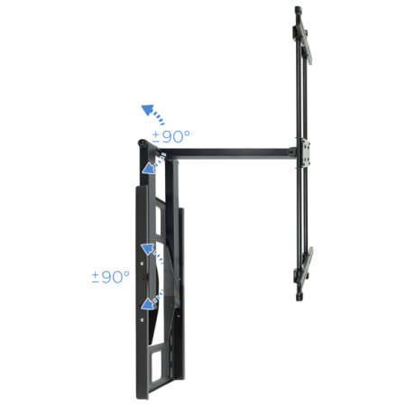 TooQ LP4380XL-B soporte para TV 2,03 m (80″) Negro