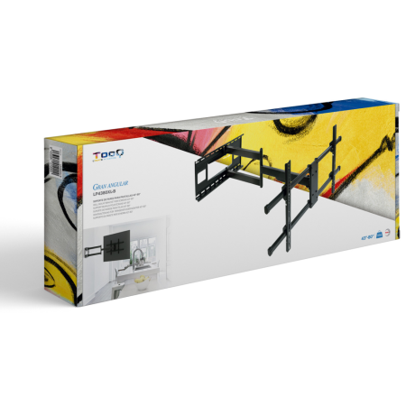 TooQ LP4380XL-B soporte para TV 2,03 m (80″) Negro
