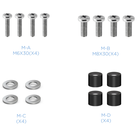 TooQ LP4255T-B soporte para TV 139,7 cm (55″) Negro