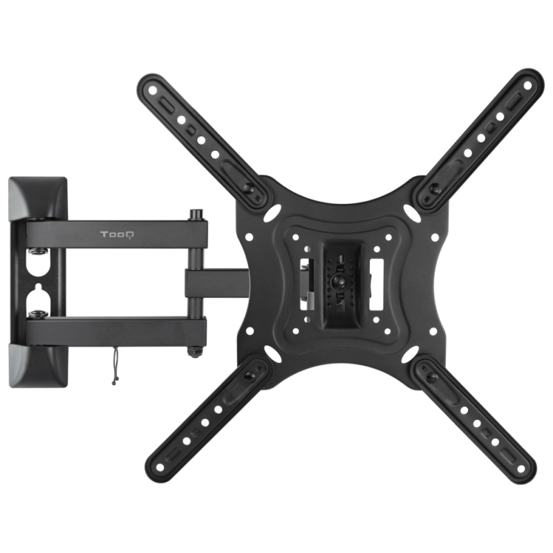 TooQ Soporte Giratorio e Inclinable para Monitor / TV LCD, Plasma de 23”- 55”, con Tres Pivotes, Negro