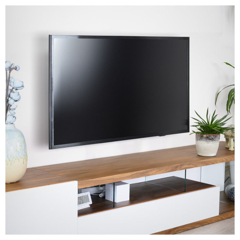 TooQ Soporte Giratorio e Inclinable para Monitor / TV LCD, Plasma de 23”- 55”, con Tres Pivotes, Negro