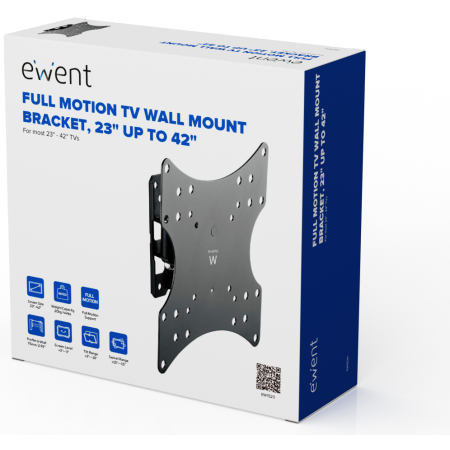 Ewent EW1520 soporte para TV 106,7 cm (42″) Negro