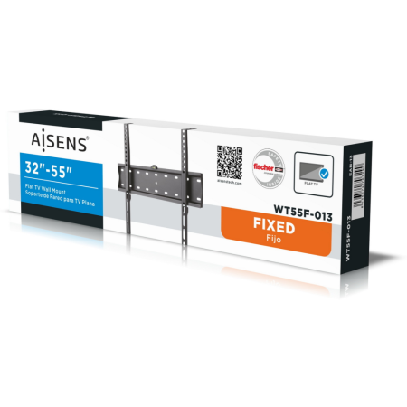 AISENS WT55F-013 soporte para TV 139,7 cm (55″) Negro