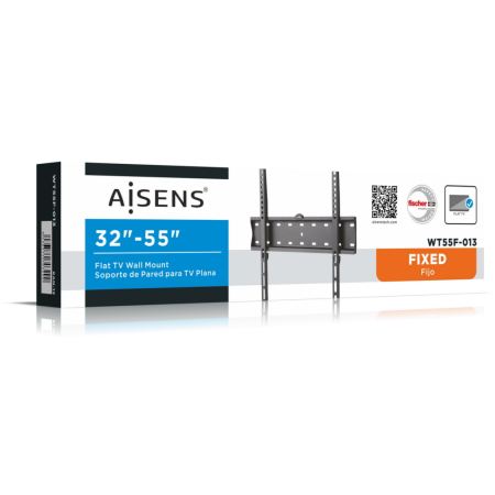 AISENS WT55F-013 soporte para TV 139,7 cm (55″) Negro