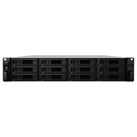 Synology RackStation RS3618xs NAS Bastidor (2U) Intel® Xeon® D D-1521 8 GB DDR4 0 TB DiskStation Manager Negro