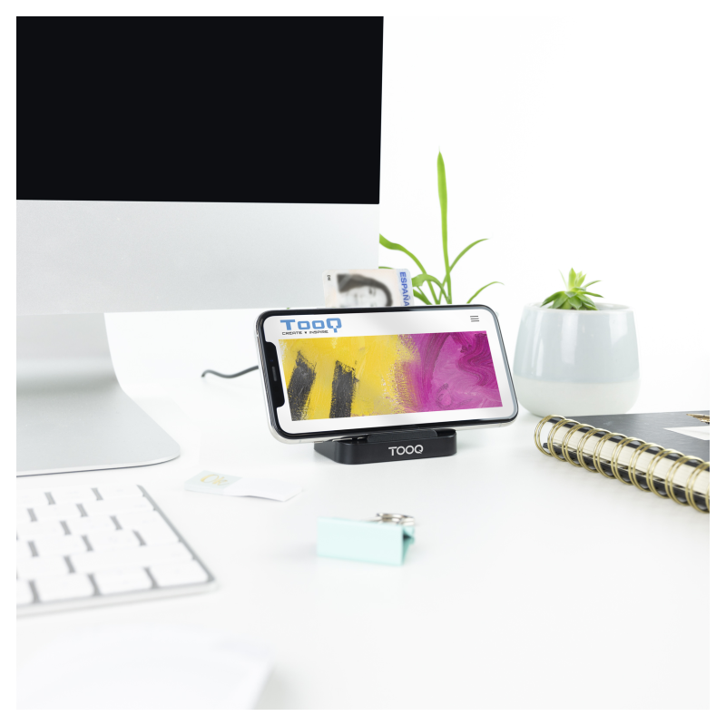 TooQ Lector de Tarjetas Inteligentes DNIe VISION USB 2.0, Negro