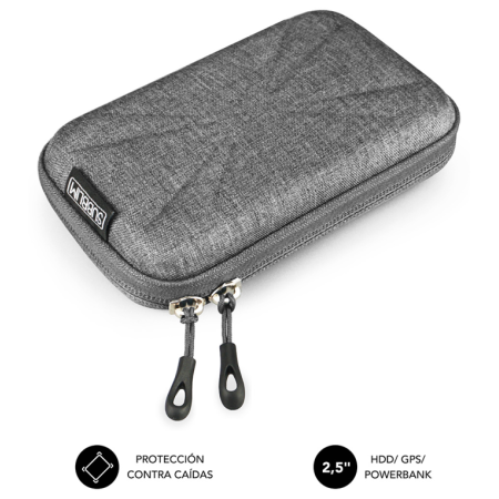 SUBBLIM Funda Disco Duro HDD Business Case 2,5″ Grey