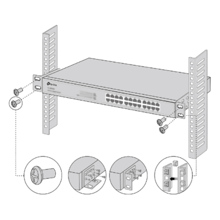 TP-Link Omada RackMount Kit-19 Kit de montaje