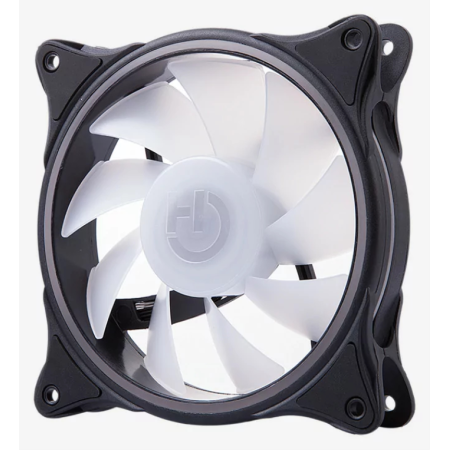 Hiditec N18 ARGB Carcasa del ordenador Ventilador 12 cm Negro