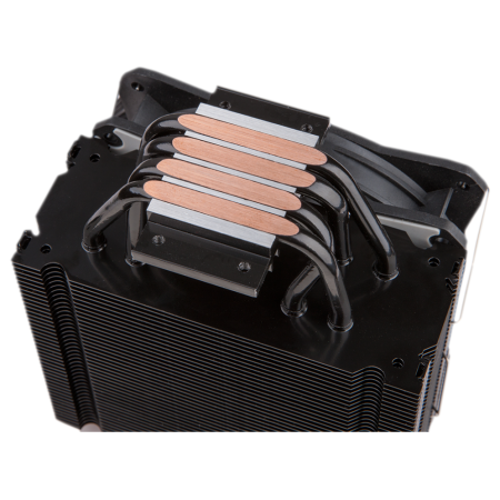 Hiditec C12 PWM ARGB Procesador Refrigerador de aire Negro 1 pieza(s)