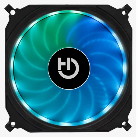 Hiditec N10 Carcasa del ordenador Ventilador 12 cm Negro 1 pieza(s)