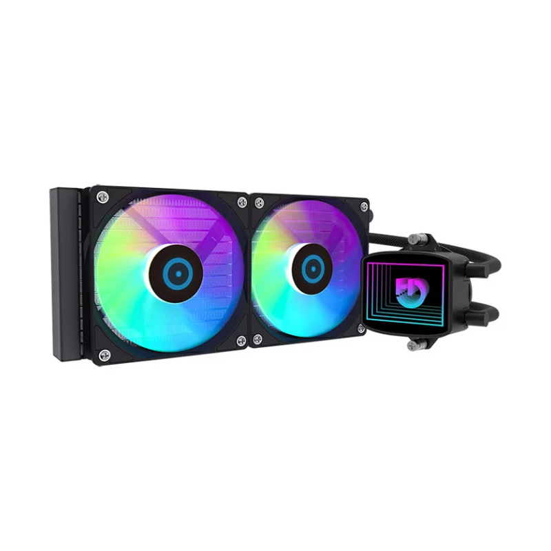 Hiditec LDCR10004 sistema de refrigeración para ordenador Procesador Sistema de refrigeración líquida todo en uno 12 cm Negro 1 