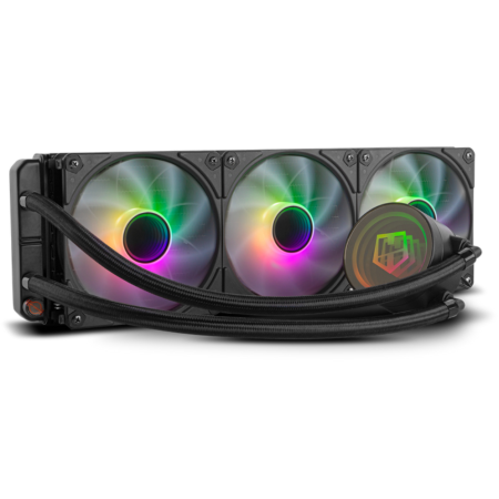 NOX Hummer H-360 ARGB Procesador Sistema de refrigeración líquida todo en uno 12 cm Negro 1 pieza(s)