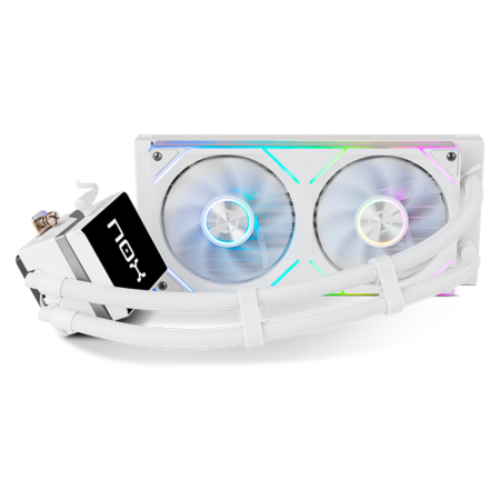 NOX Hummer M-240 LCD|Kit RL Magnético ARGB Blanco
