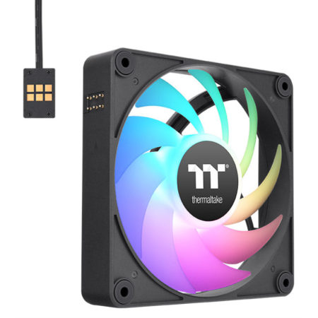 Thermaltake CL-F182-PL14SW-A sistema de refrigeración para ordenador Carcasa del ordenador Ventilador 14 cm Negro 3 pieza(s)