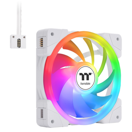Thermaltake SWAFAN EX12 ARGB Carcasa del ordenador Refrigerador de aire 14 cm Blanco 3 pieza(s)