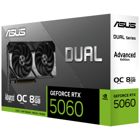 ASUS Dual -RTX5060-O8G-A NVIDIA GeForce RTX 5060 8 GB GDDR7