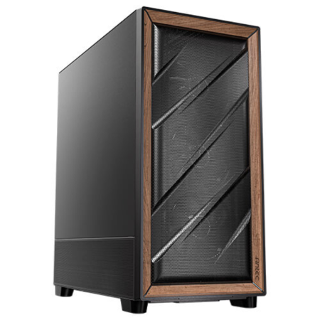 Antec FLUX SE Midi Tower Negro, Madera