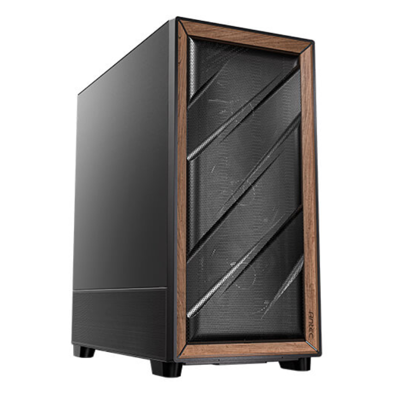 Antec FLUX SE Midi Tower Negro, Madera