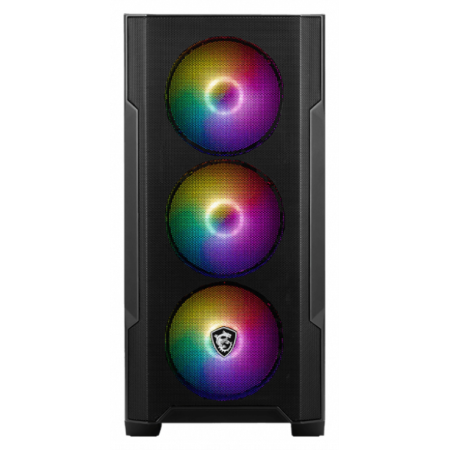 MSI MAG Forge M100A Micro Torre Negro, Transparente