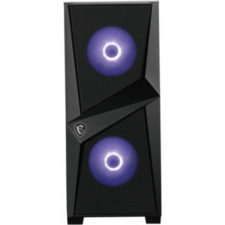 MSI MAG Forge 100M Midi Tower Negro, Transparente