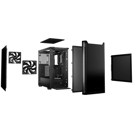 be quiet! PURE BASE 501 Black Midi Tower Negro
