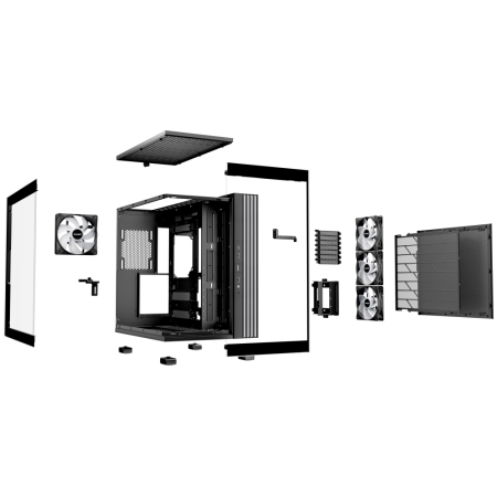 be quiet! LIGHT BASE 600 LX Black Midi Tower Negro