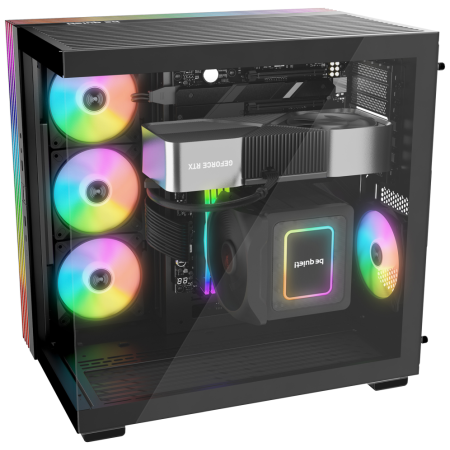 be quiet! LIGHT BASE 600 DX Black Midi Tower Negro