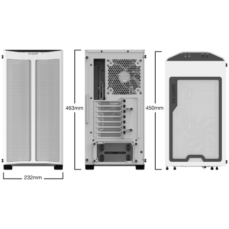 be quiet! Pure Base 500DX Midi Tower Blanco
