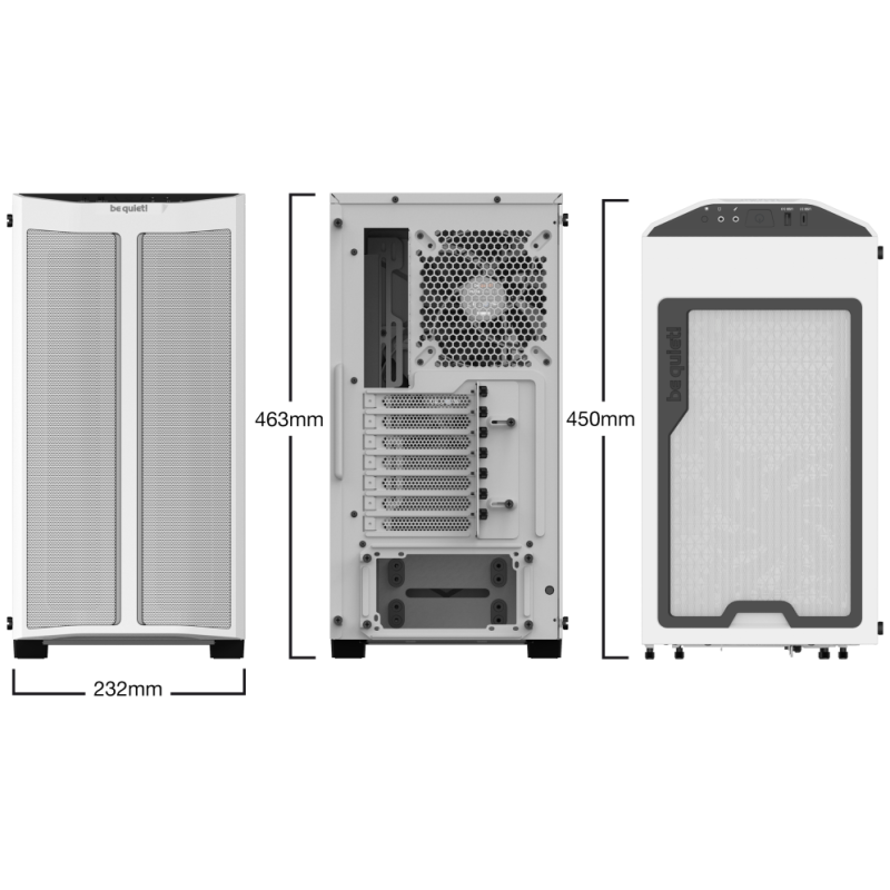 be quiet! Pure Base 500DX Midi Tower Blanco