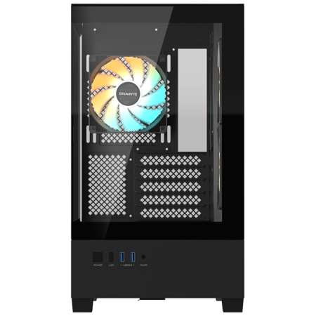 GIGABYTE C201 PANORAMIC Midi Tower Negro