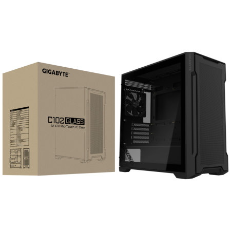 GIGABYTE C102 GLASS Midi Tower Negro