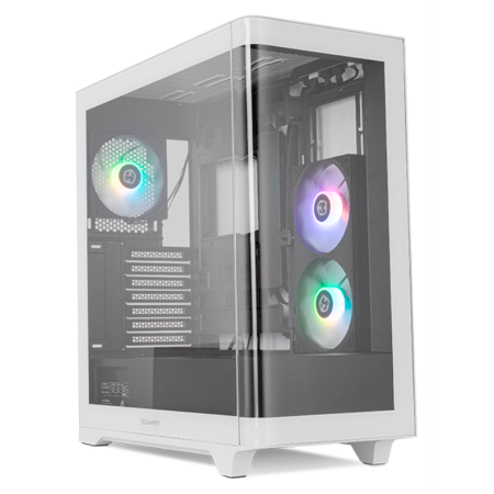NOX Hummer ETHER Midi Tower Negro, Blanco