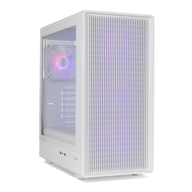NOX Infinity IOTA Midi Tower Blanco