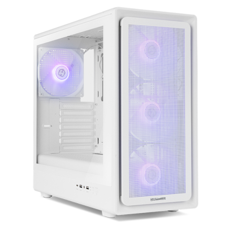 NOX Hummer NXHUMMERAEROWH carcasa de ordenador Midi Tower Blanco