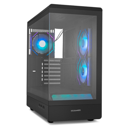 NOX Hummer NXHUMMERSIGNALBK carcasa de ordenador Midi Tower Negro