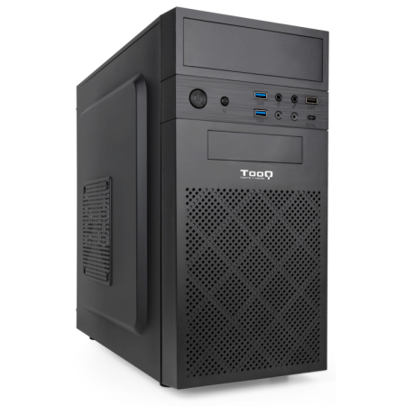 TooQ Caja Minitorre Micro-ATX Negra