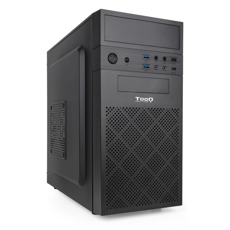 TooQ Caja Minitorre Micro-ATX Negra