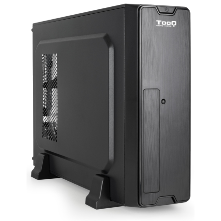 TooQ Caja Slim Micro-ATX TQC-3007U3C-B, Negra