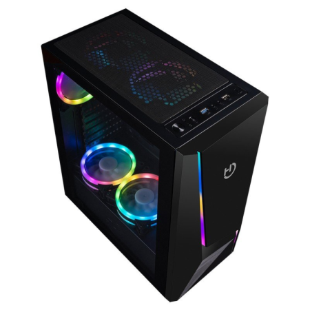 Hiditec V20 PRO ARGB Escritorio Negro