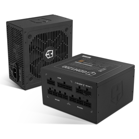NOX Hummer GDM 1200W GOLD unidad de fuente de alimentación 20+4 pin ATX ATX Negro