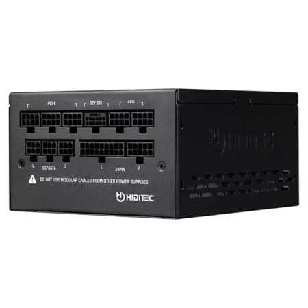 Hiditec GDX1050 v3 80PLUS GOLD ATX 3.1 PCIe 5.1 unidad de fuente de alimentación 1050 W 20+4 pin ATX Negro
