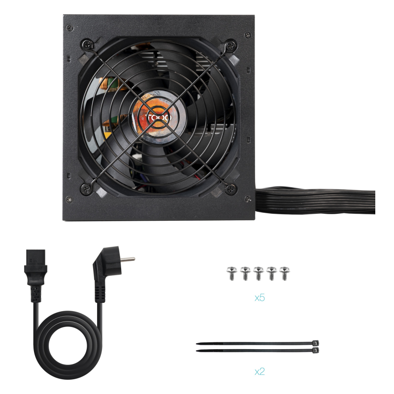 TooQ Fuente de Alimentación ATX 650W APFC 80Plus Bronze